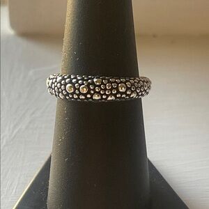 Michael Dawkins Sterling Silver Starry Night Band.